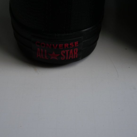 Converse - Black/Red - Men's Size 8 - Picture 13 of 14